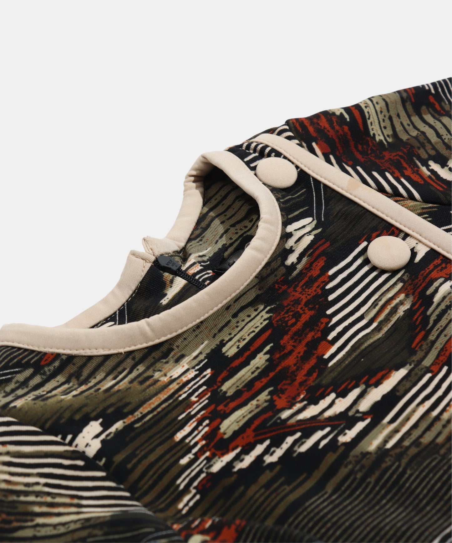 Tiny Girl Brown Abstract Print Girls Frock