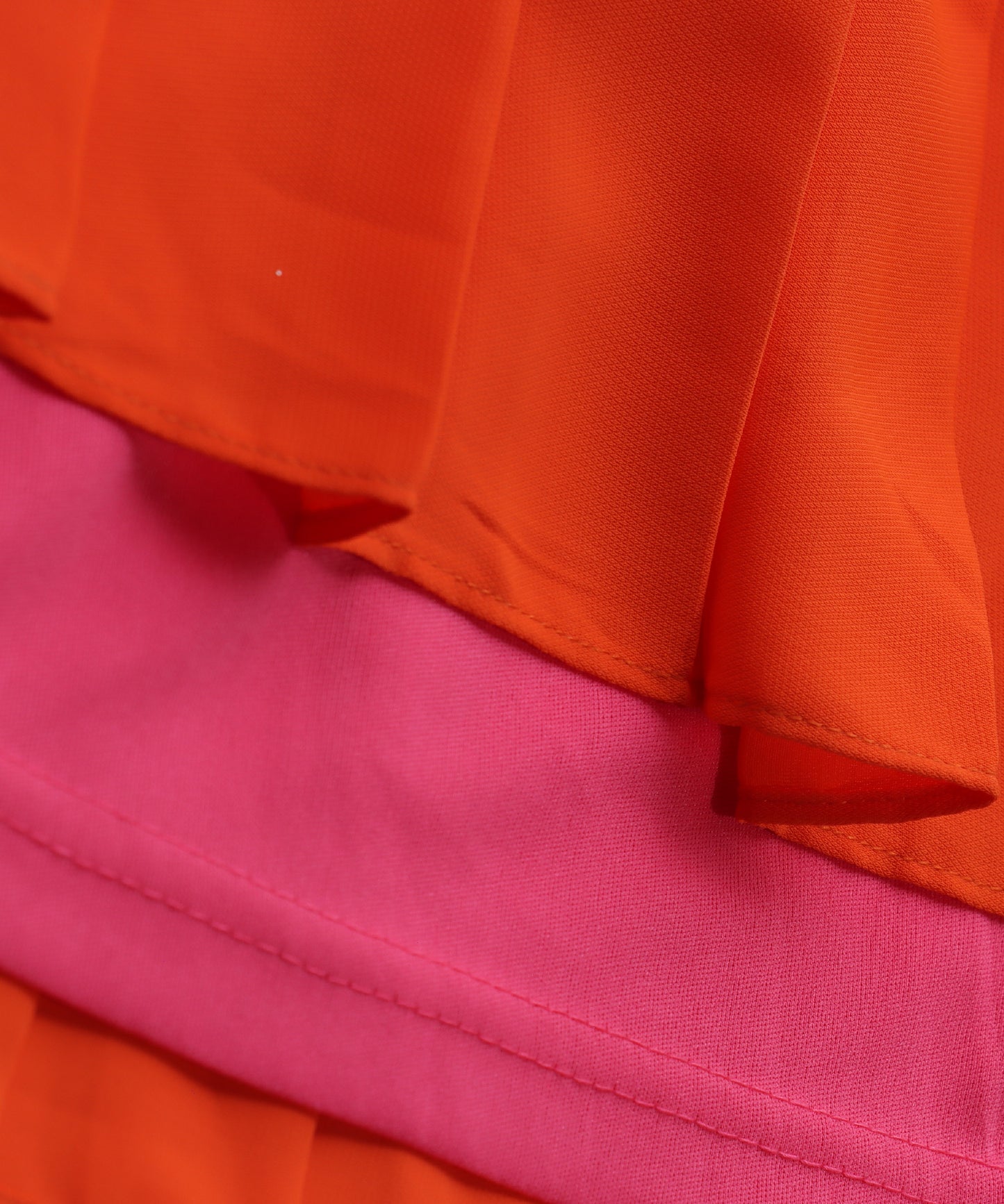 Tiny Girl Pink and Orange Girls Frock