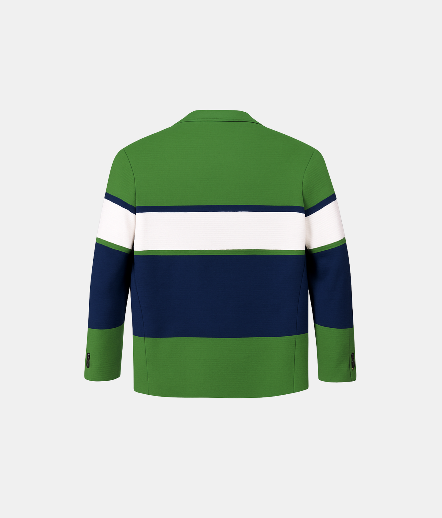 Danaboi Green & Blue Striped Boys Blazer