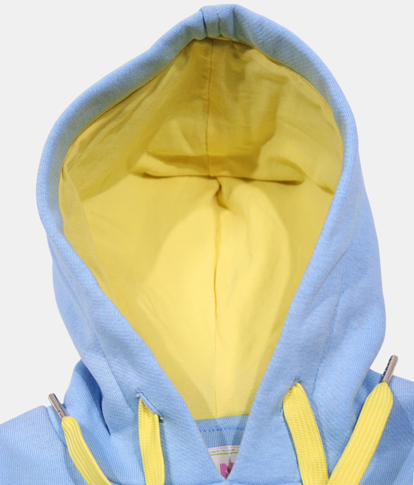 Tiny Girl Sky Blue Girls Hoodie Full Sleeve