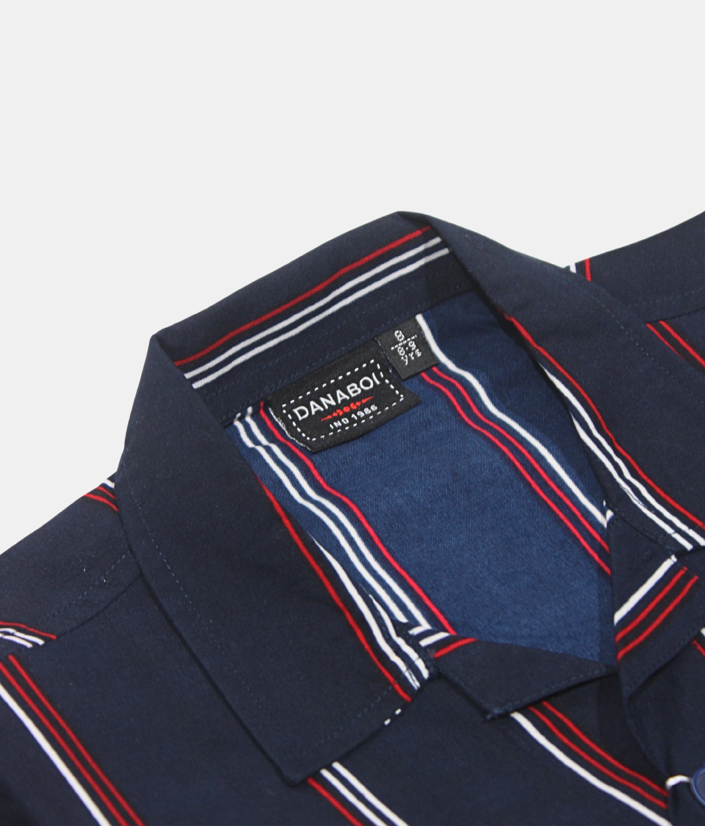 Danaboi Navy Striped Boys Co-ord Set
