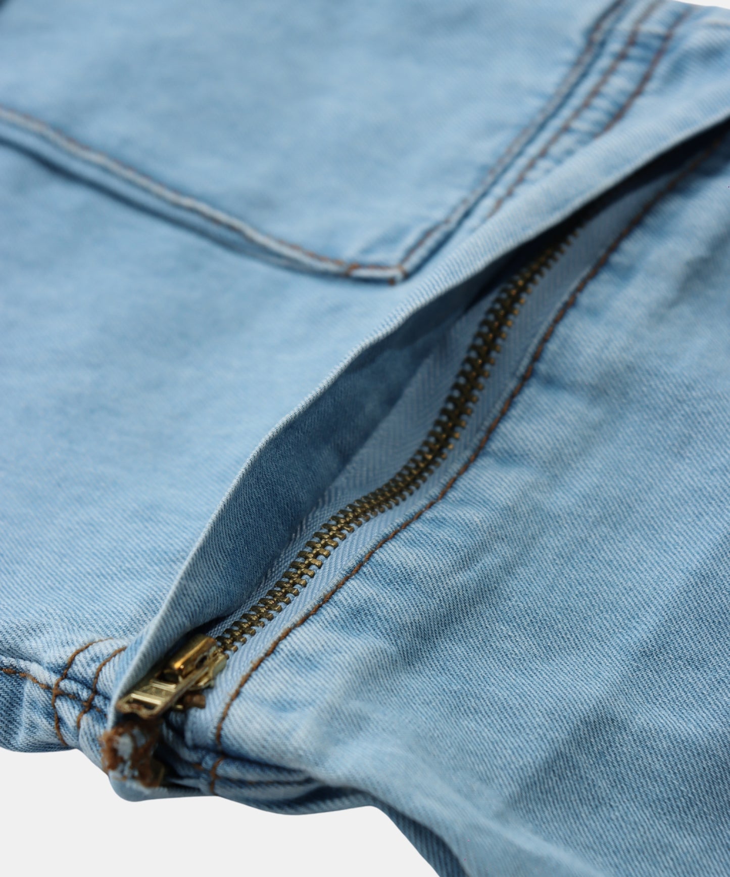 Tiny Girl Light Blue Convertible Girls Cargo Jeans