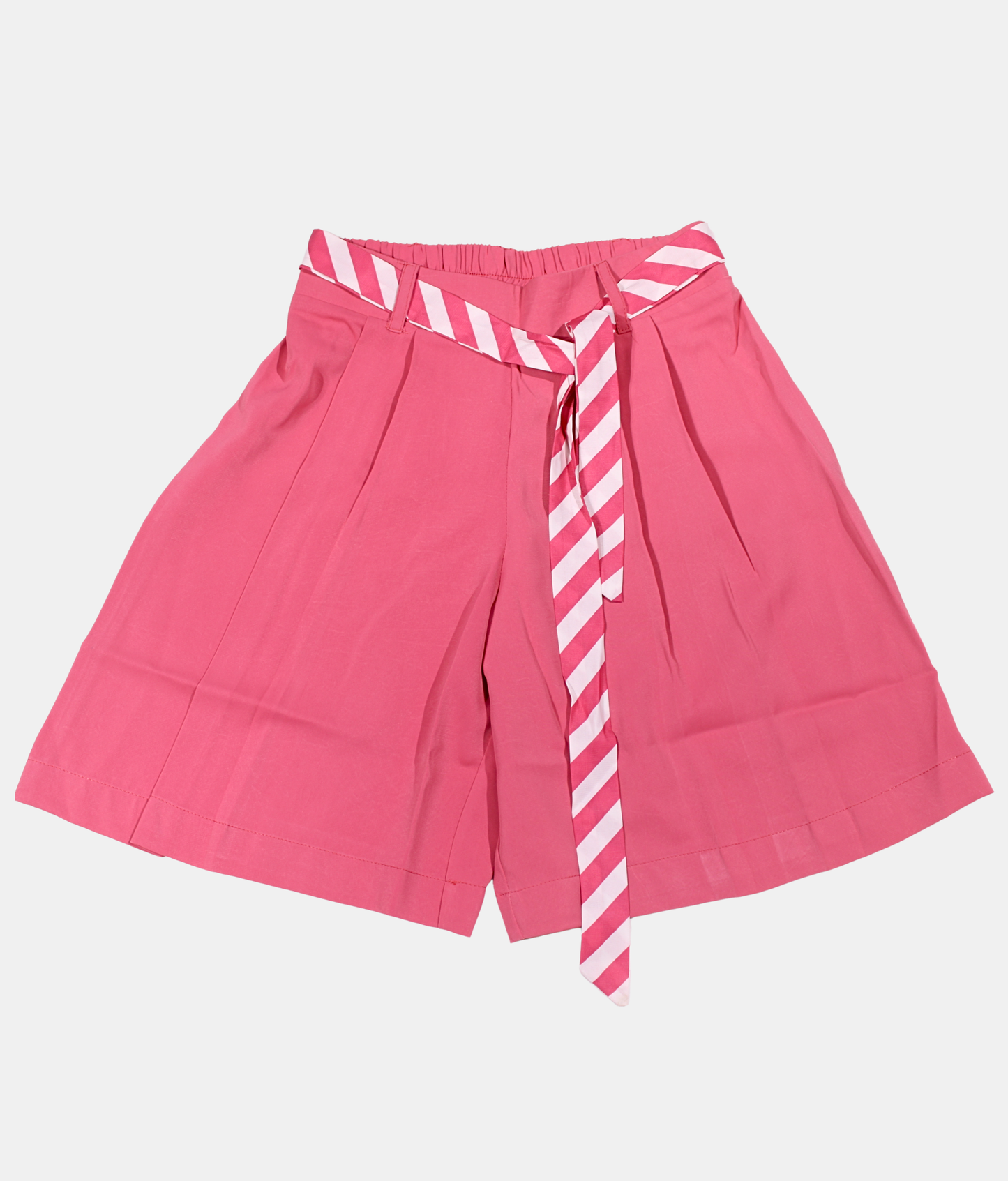 Tiny Girl Pink Stripe Girls Top & Shorts Set
