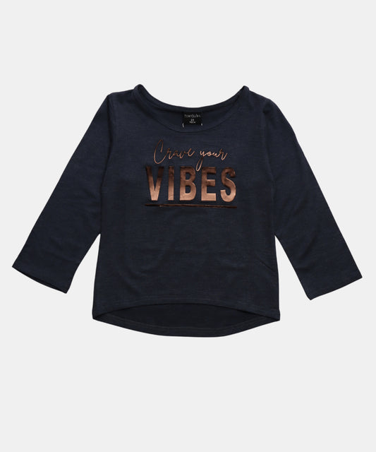 Tiny Girl Vibes Navy Blue