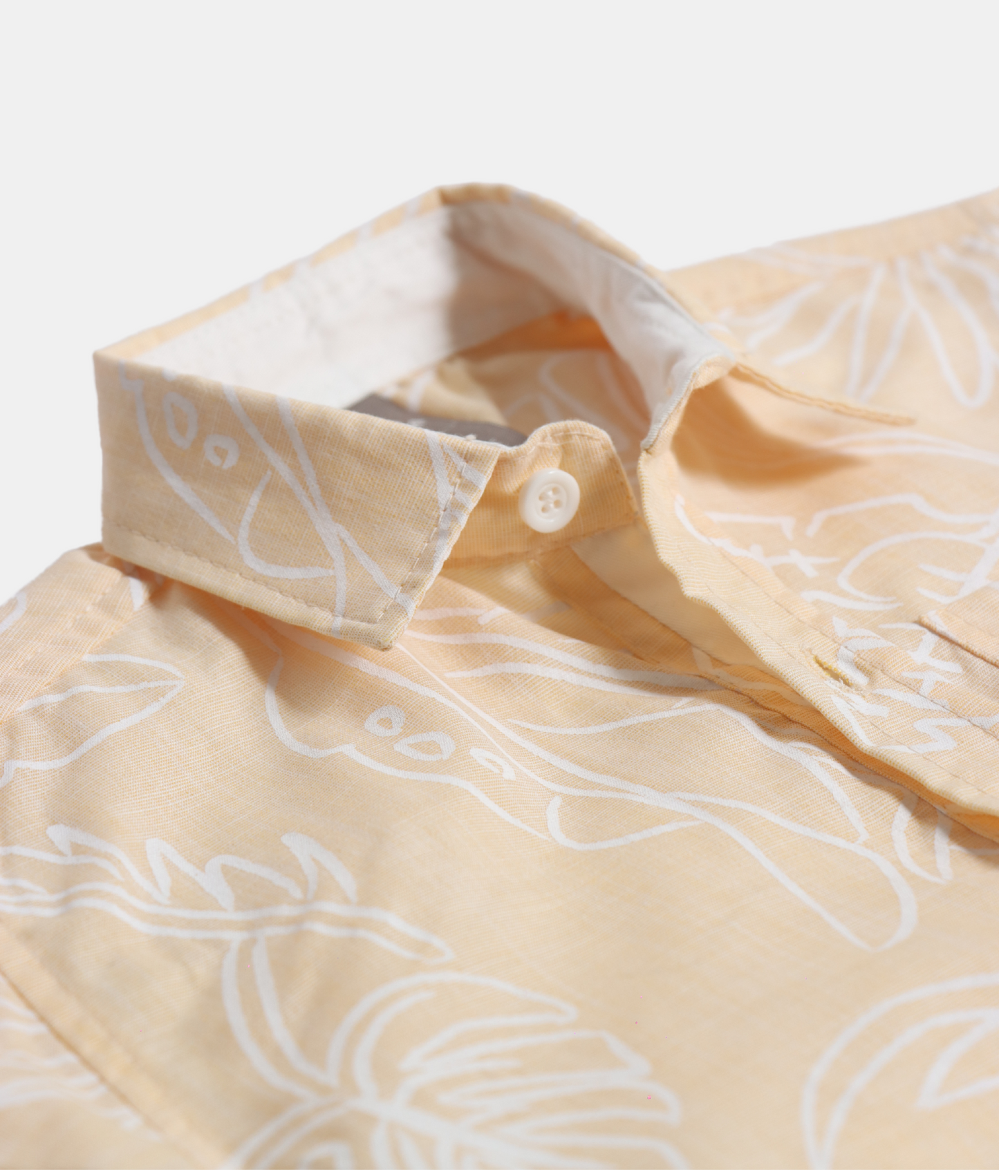 Little Kangaroos Beige Printed Boys Short Shirt
