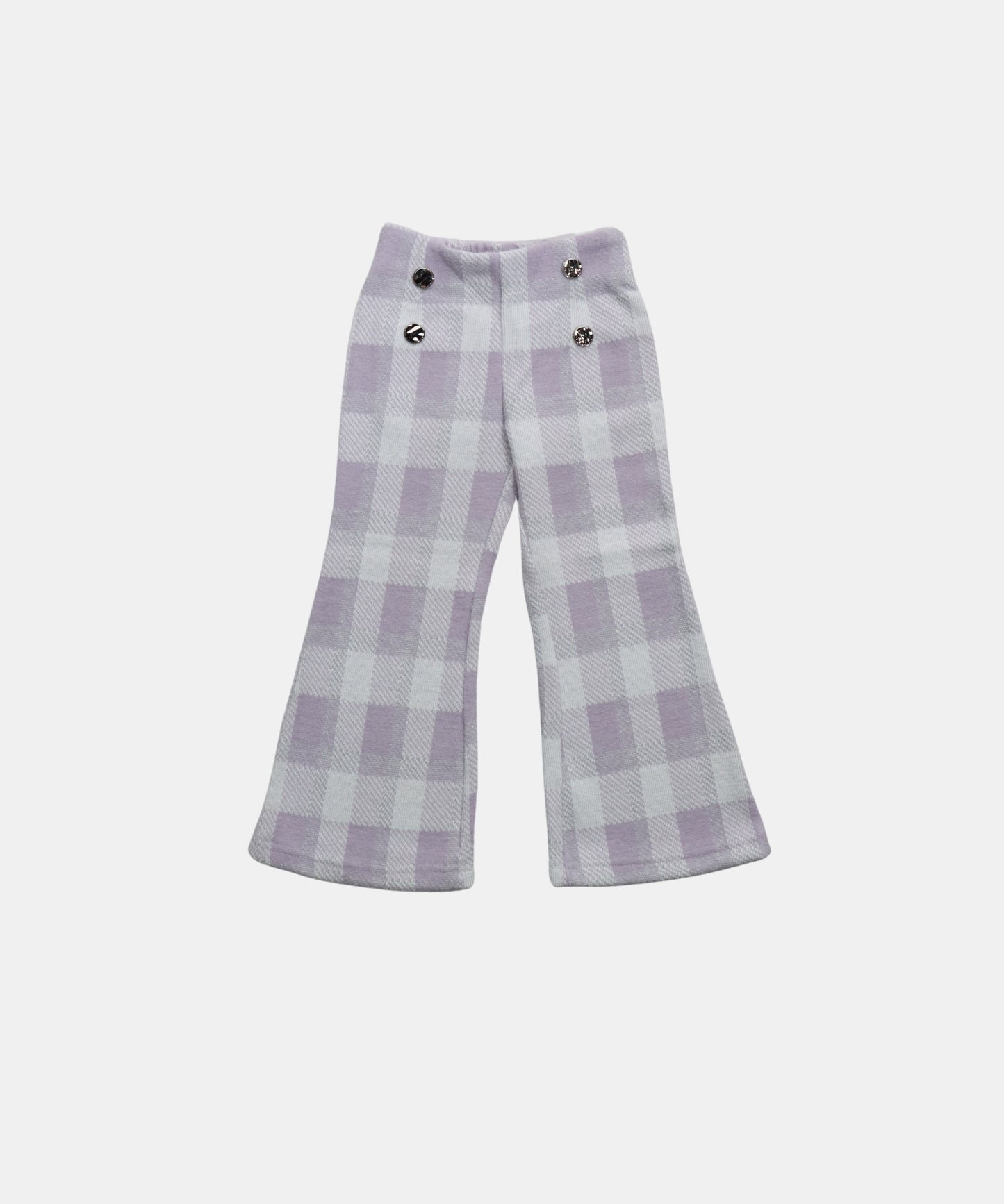 Tiny Girl Lavender Plaid Girls Pants