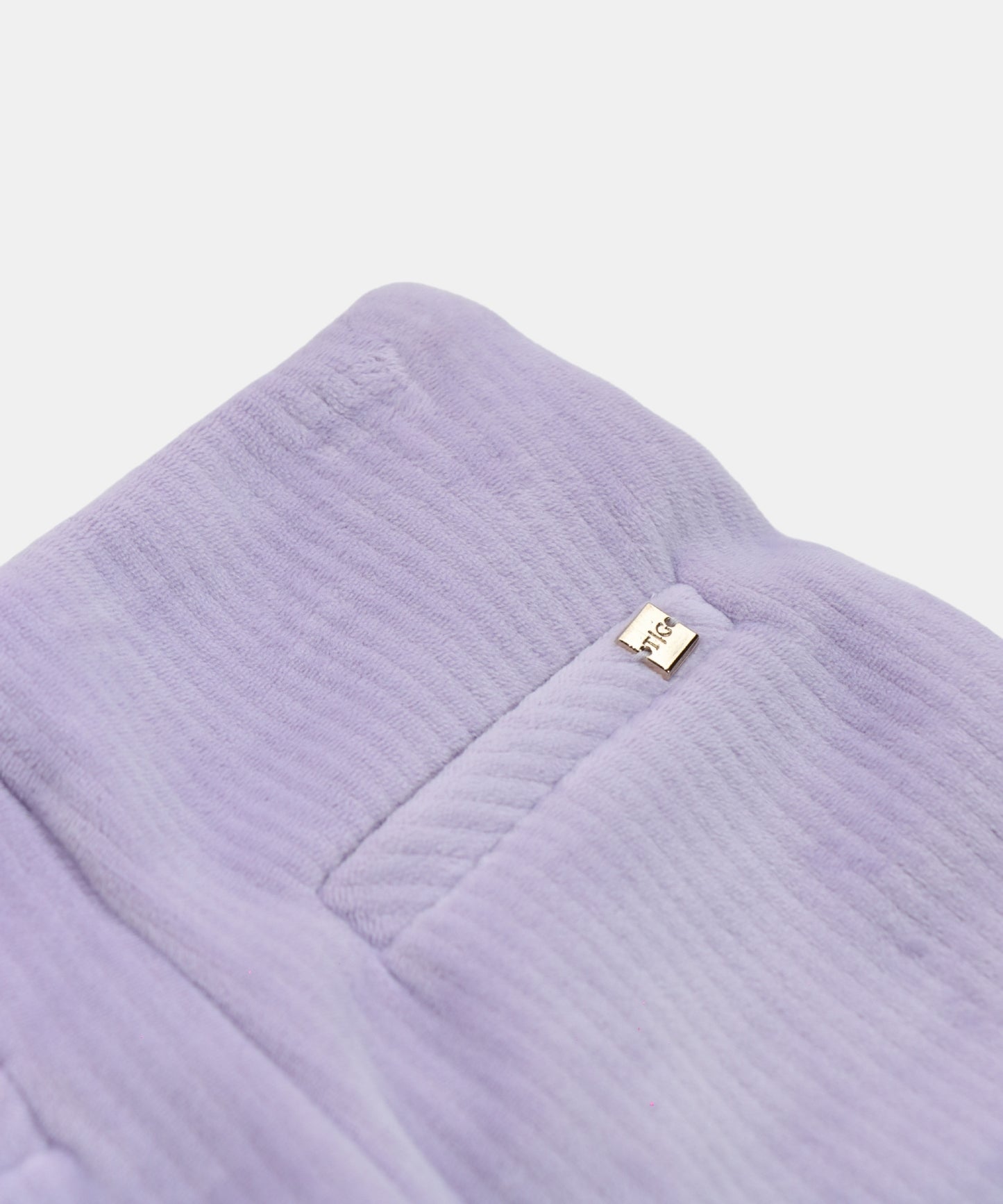 Tiny Girl Lilac Baby Ribbed Leggings