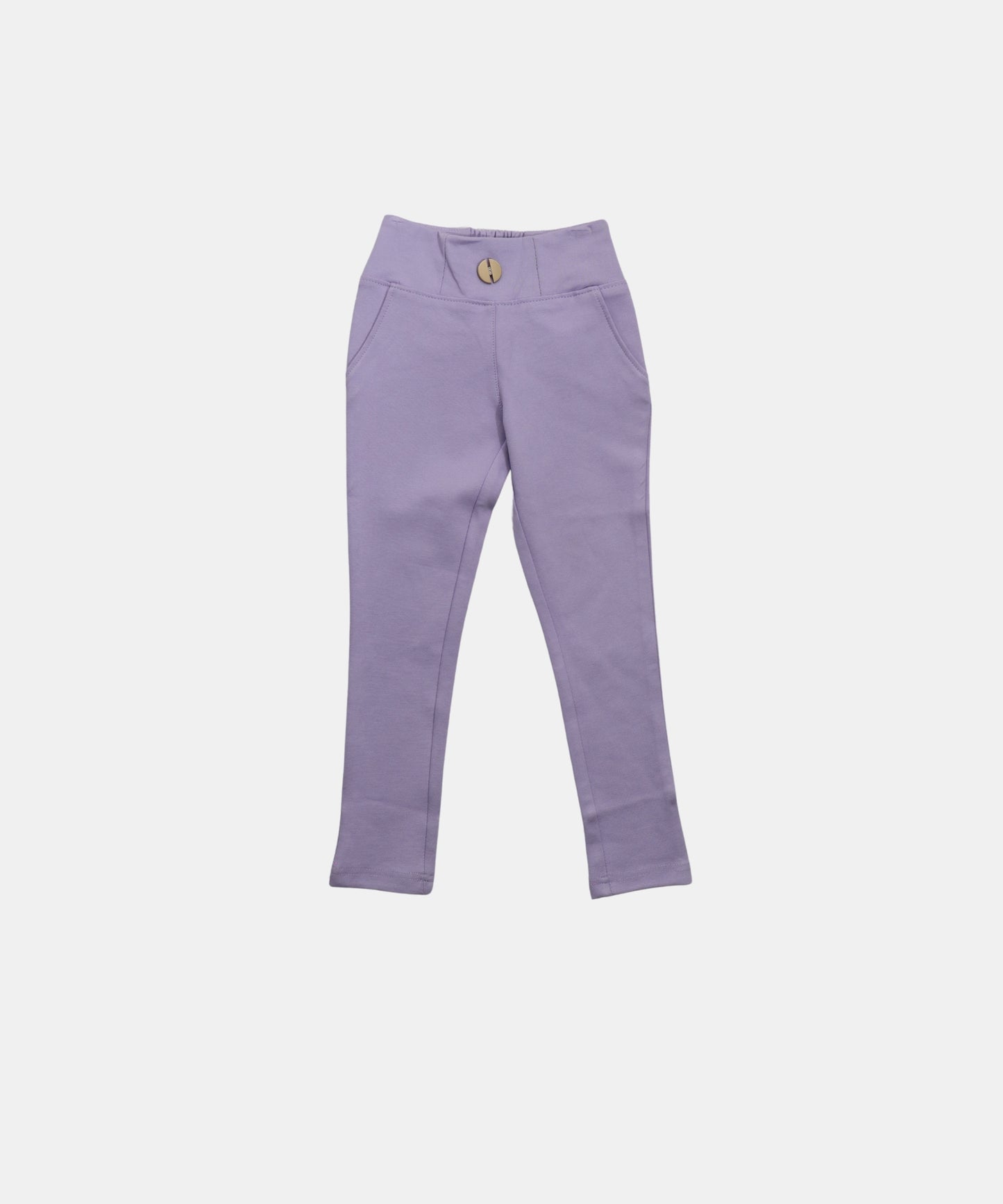 Tiny Girl Lavender Girls Slim Fit Pants