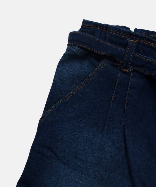 Tiny Girl  Dark Blue Girls Denim Shorts