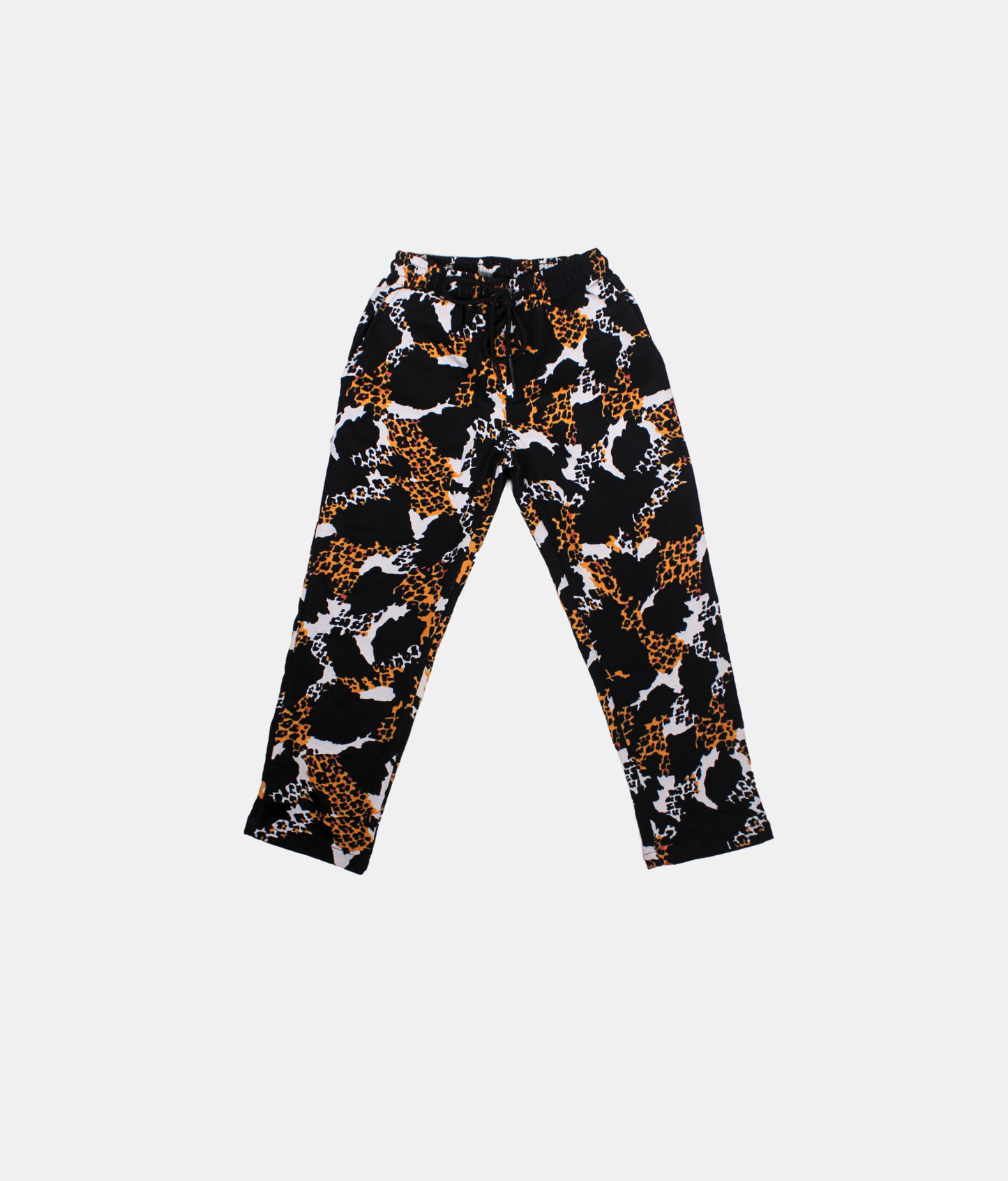 Oks Black Animal Print Boys Co-ord Set