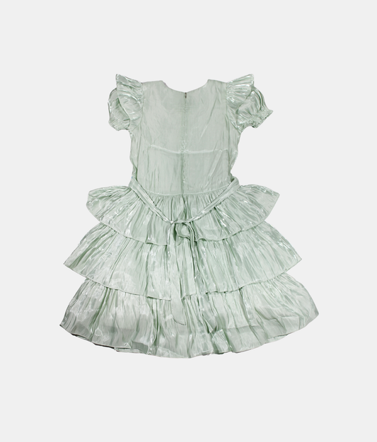 Tiny Girl Mint Green Girls Layered Party Dress