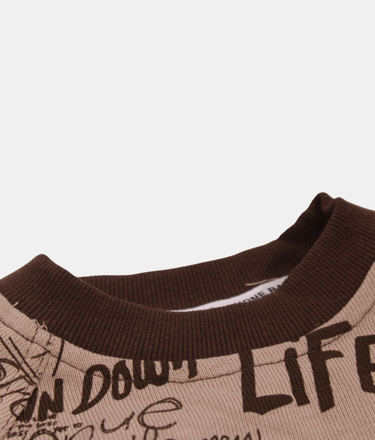 DAPP Brown Boys Sweatshirt and Pant Set