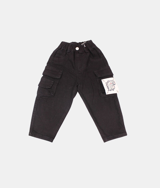 DAPP Black Boys Cargo Jeans