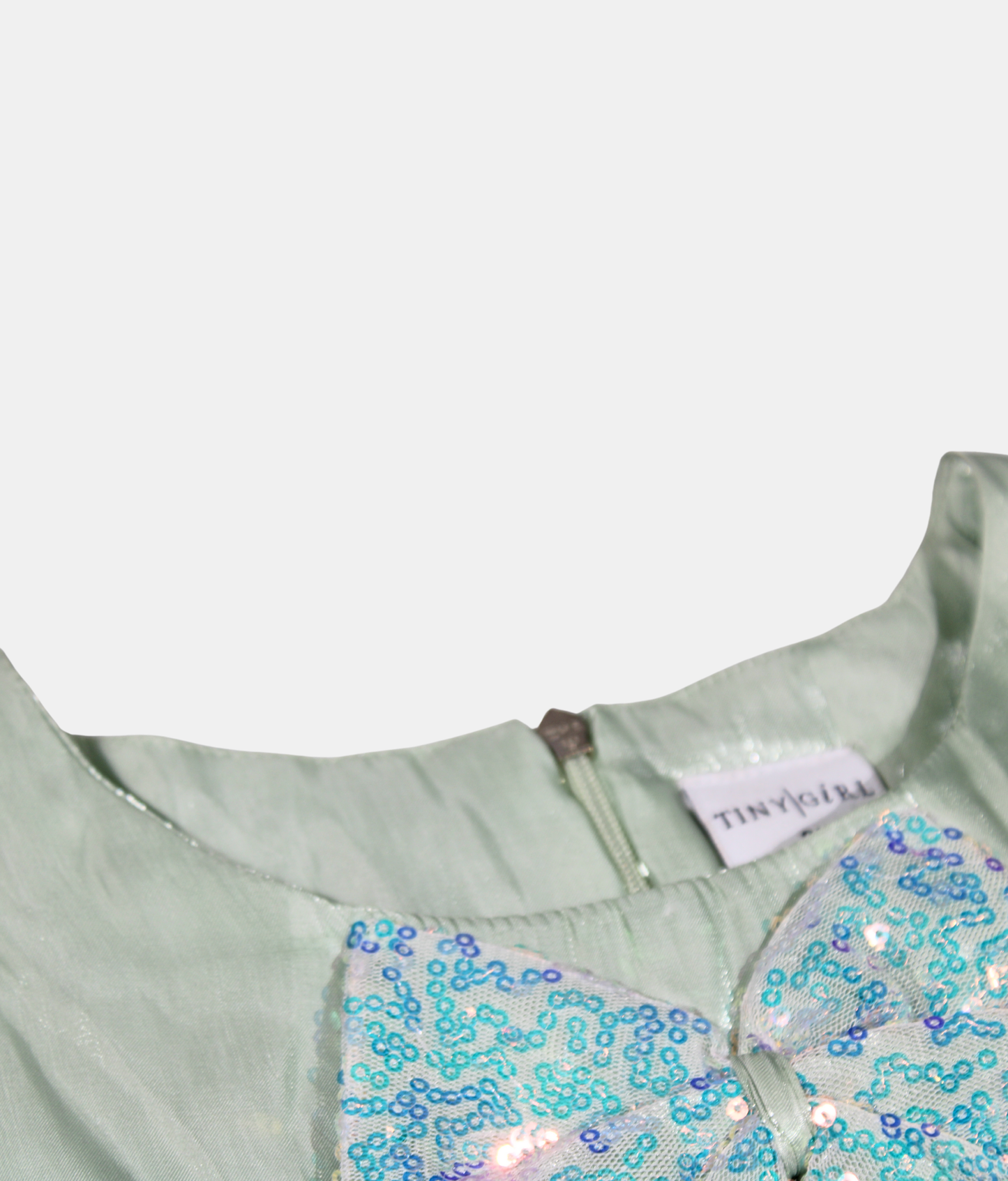 Tiny Girl Mint Green Girls Layered Party Dress