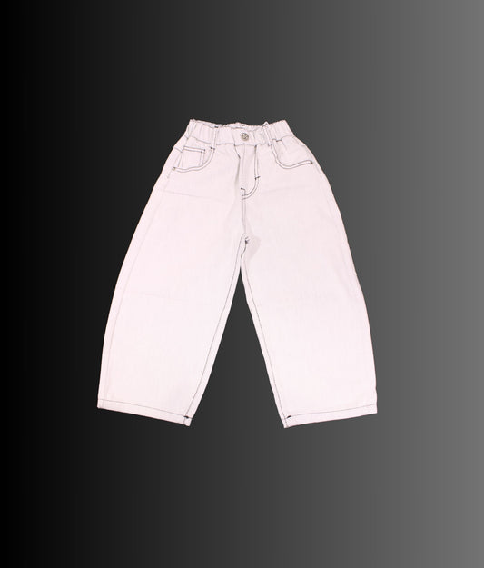 DAPP White Boys Denim Pant