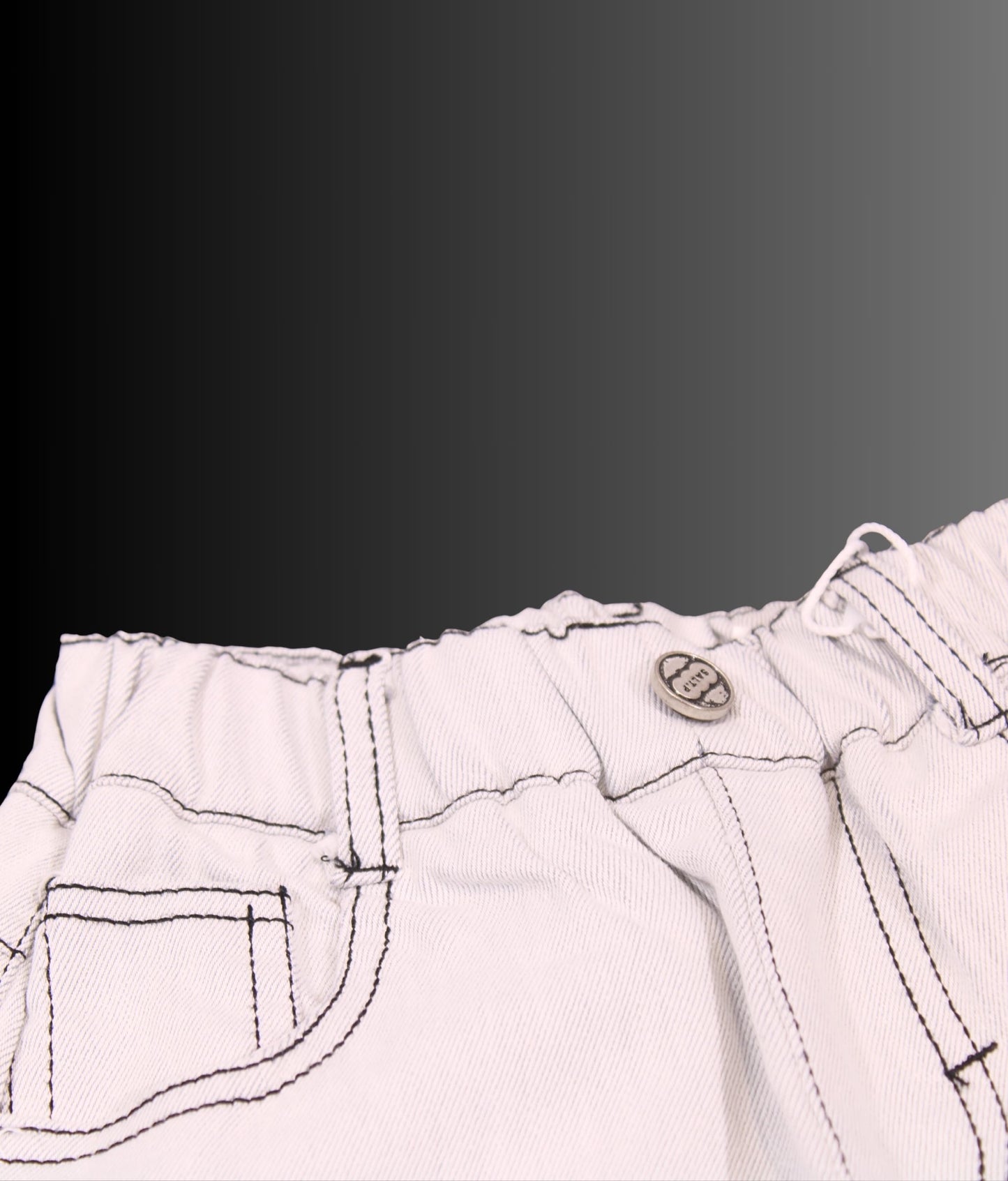 DAPP White Boys Denim Pant