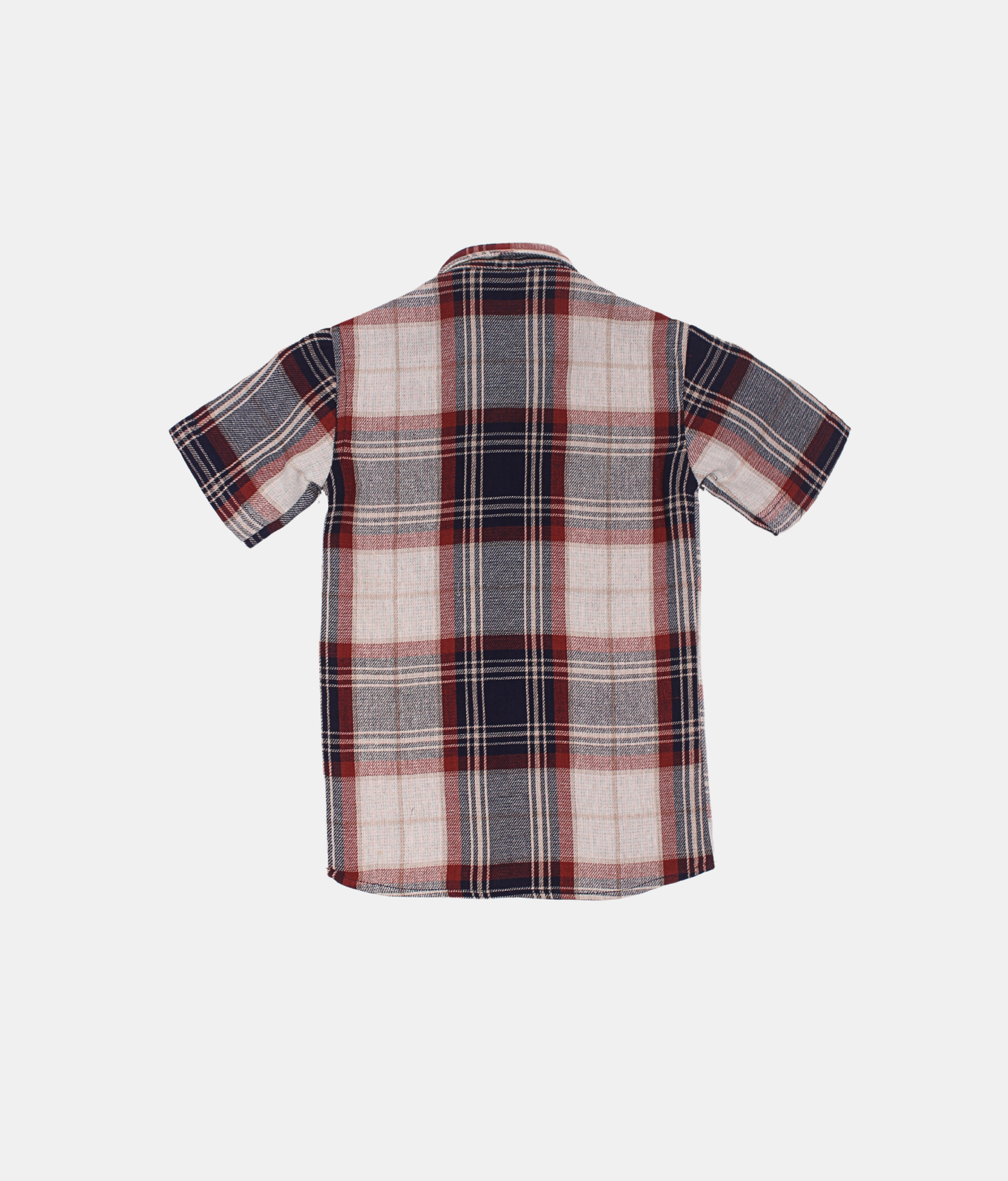 Danaboi  Red and Navy Checkered Boys Shirt