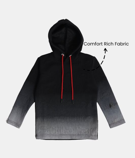 Danaboi Black Ombre Long Sleeve Boys Hoodie