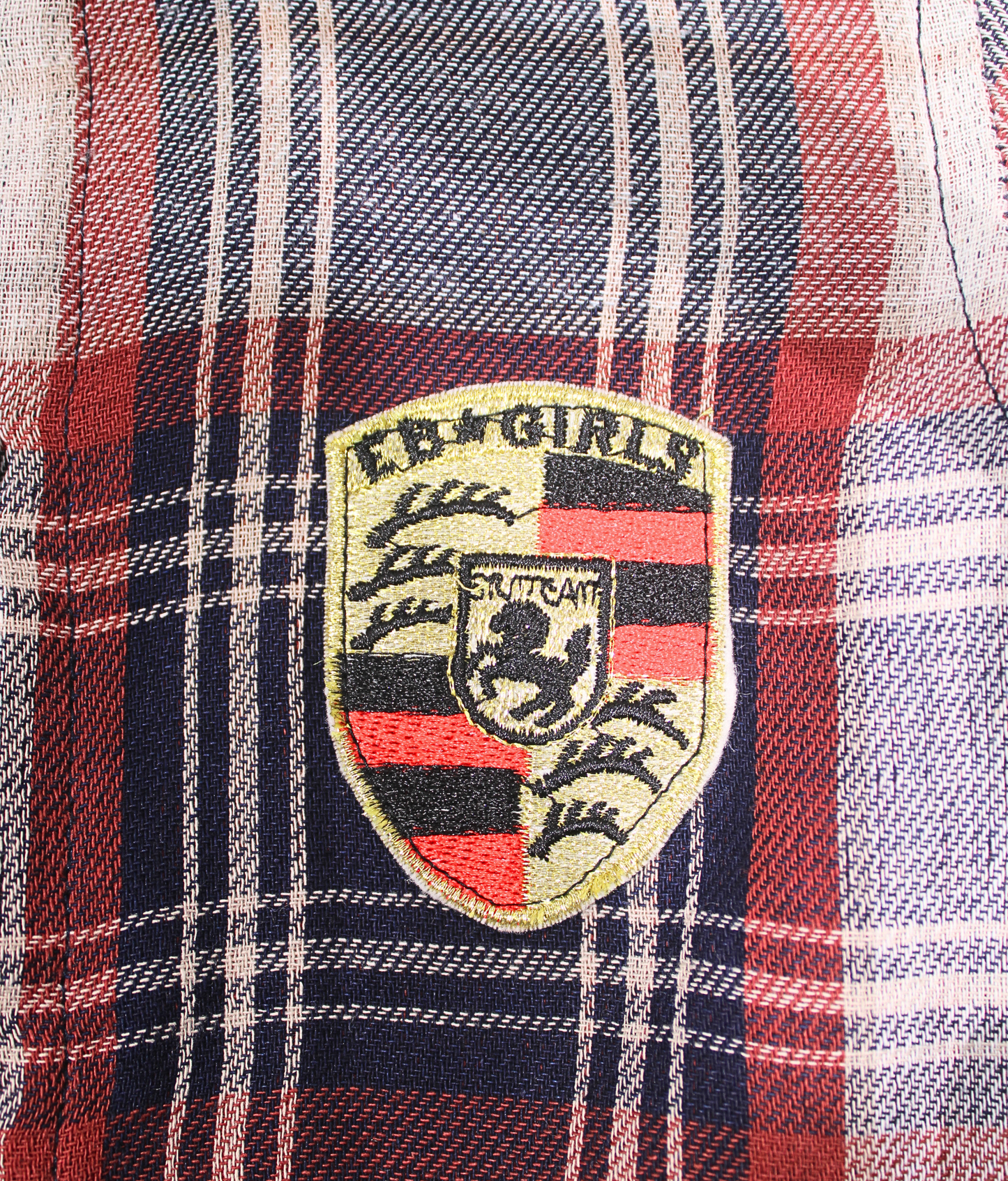 Danaboi  Red and Navy Checkered Boys Shirt