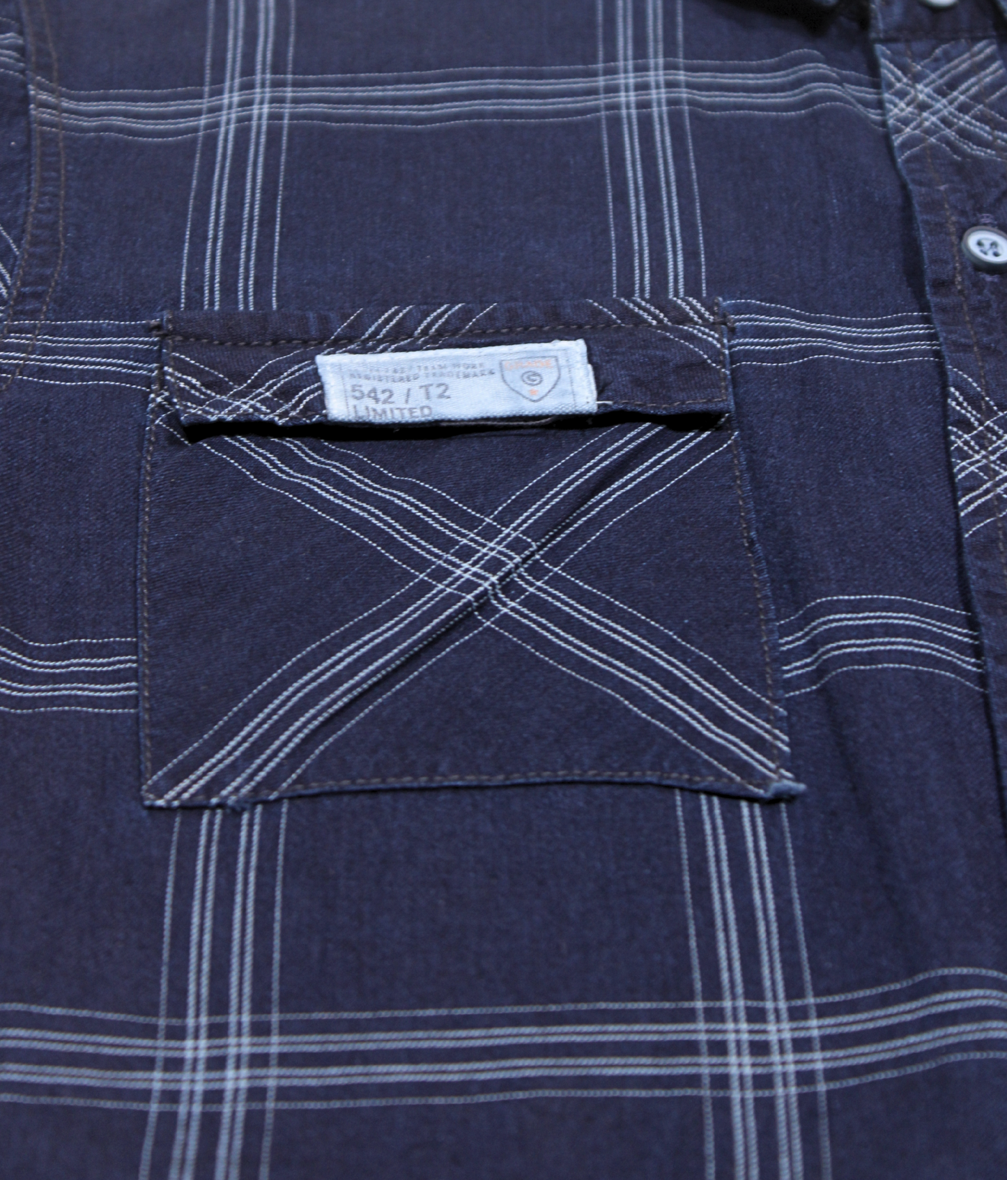 Danaboi Navy Blue Boys Checked Shirt Half Sleeves