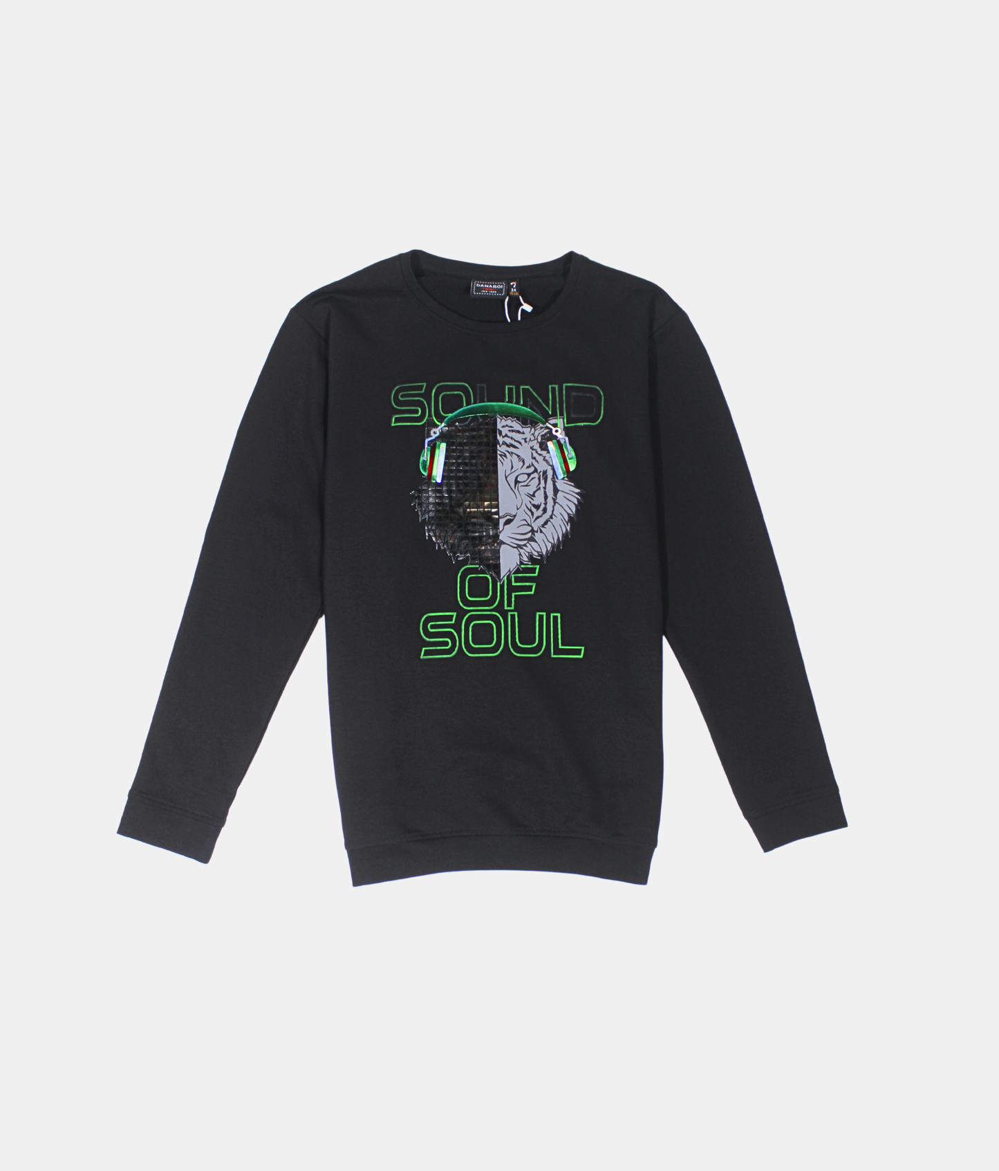 Danaboi Black "Sound of Soul" Boys Sweatshirt