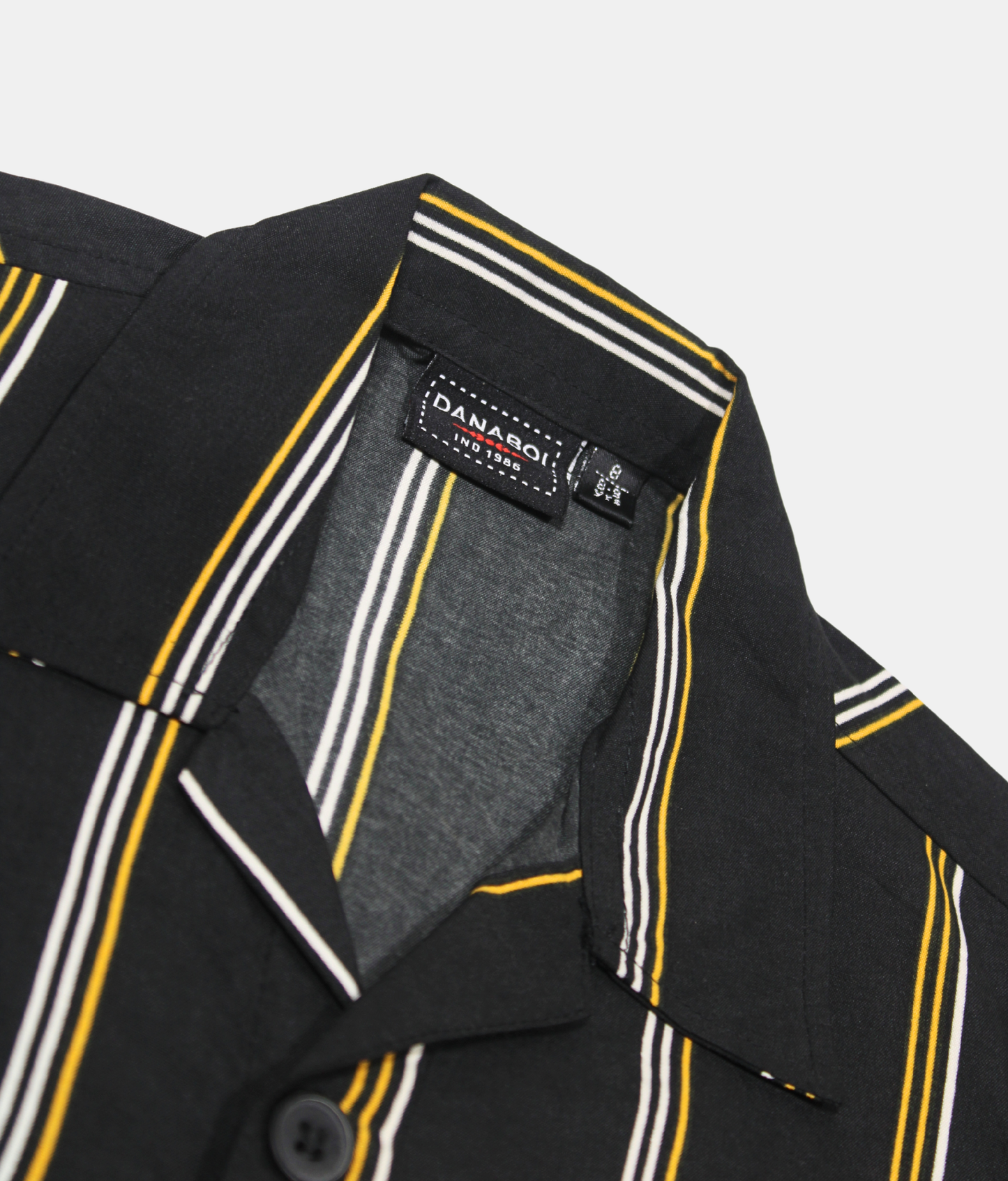 Danaboi Black Striped Boys Co-ord Set