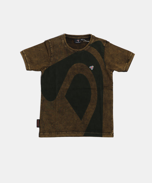 Danaboi  Olive Brown Boys T-Shirt