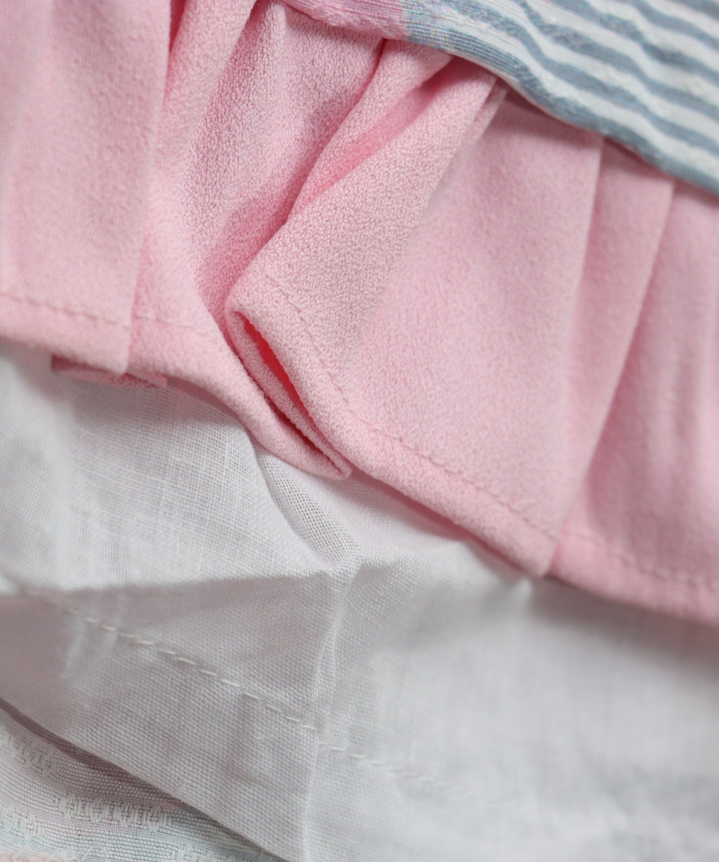 Tiny Girl Pink & Grey Polka Dot Girls Dress