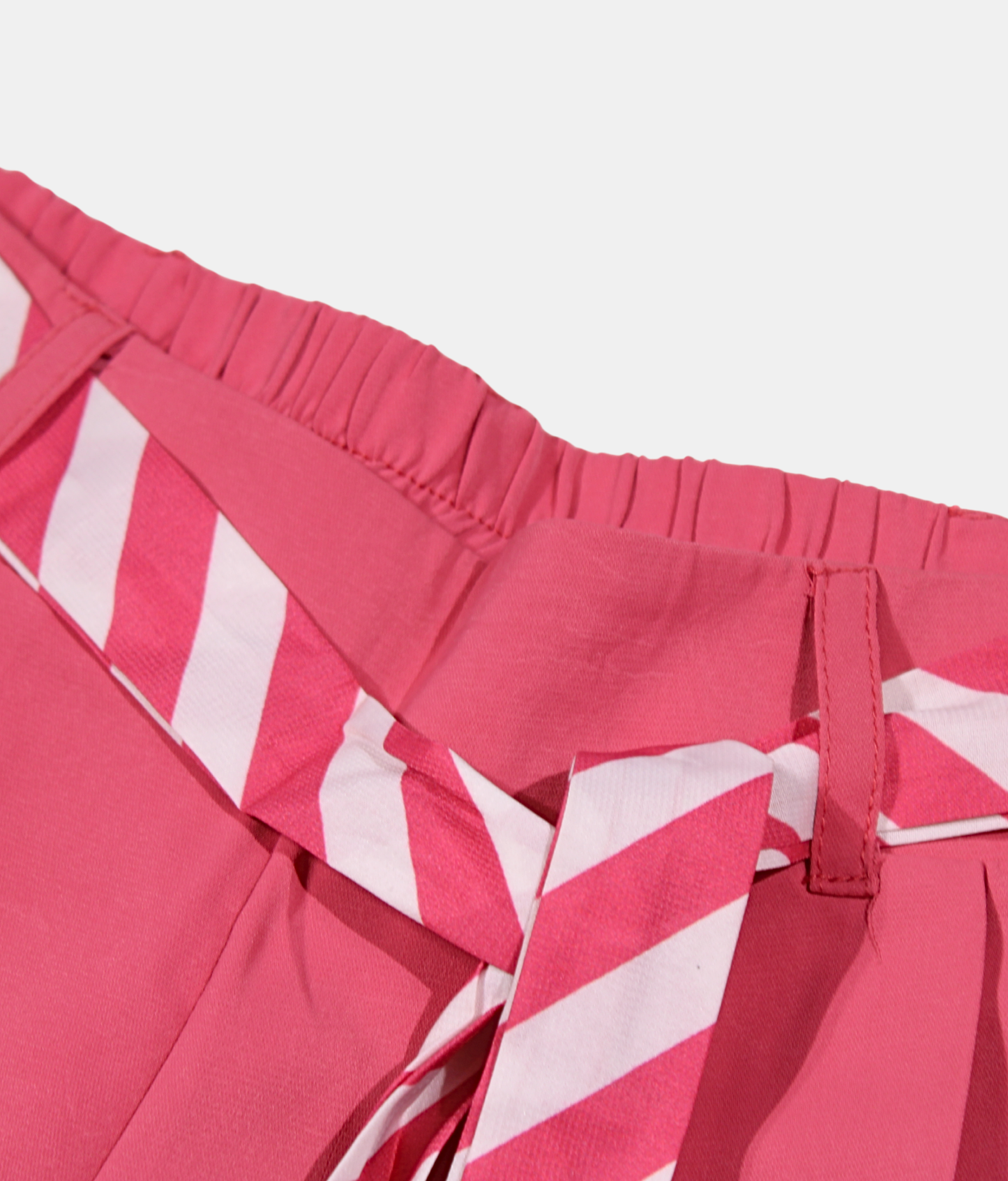 Tiny Girl Pink Stripe Girls Top & Shorts Set
