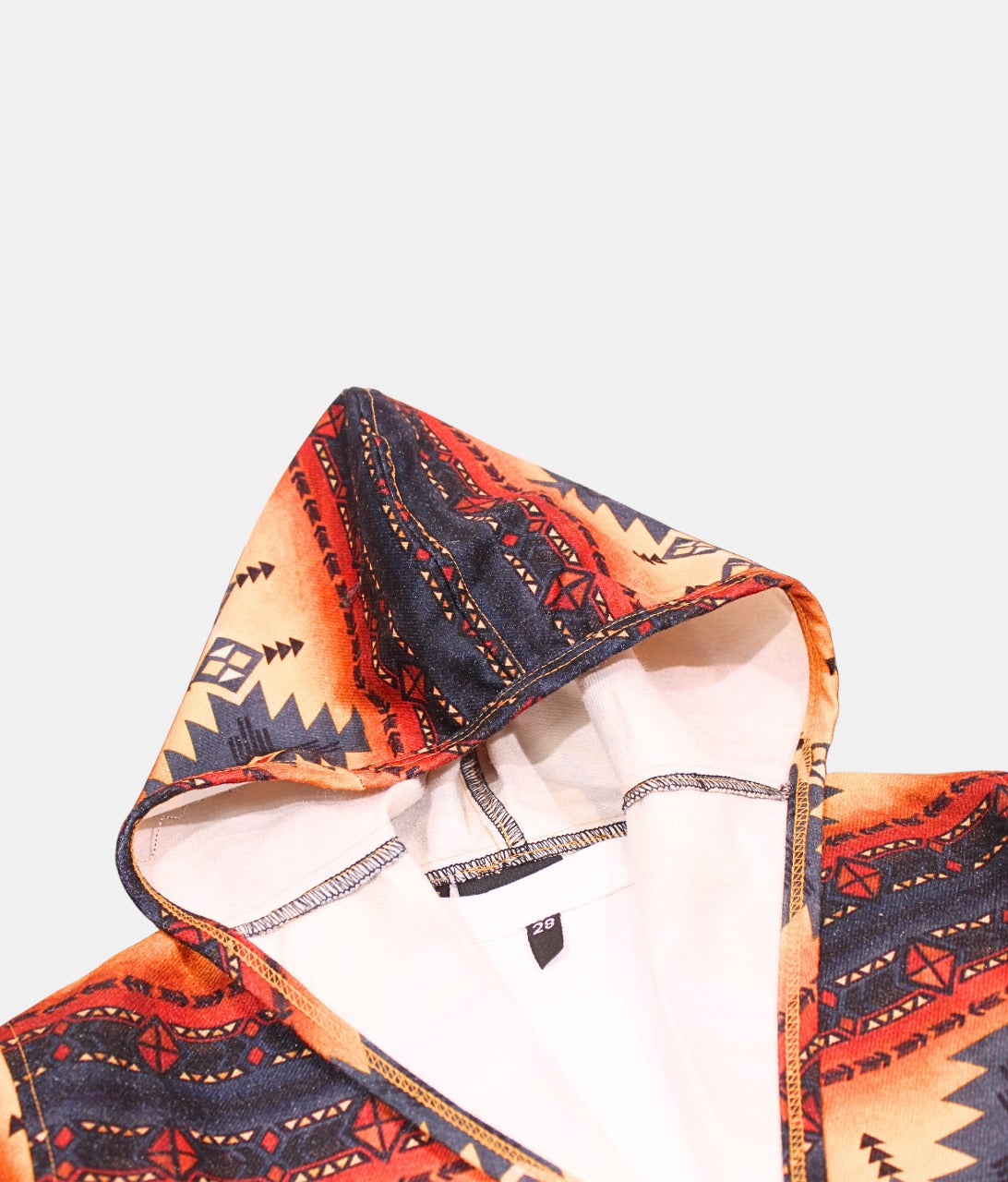 Danaboi Multicolour Tribal Print Kids Hooded Jacket