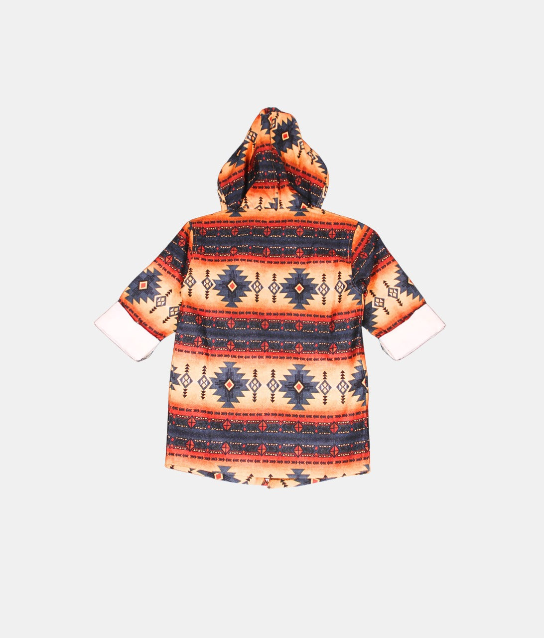 Danaboi Orange & Blue Tribal Print Boys' Hoodie with Black T-Shirt