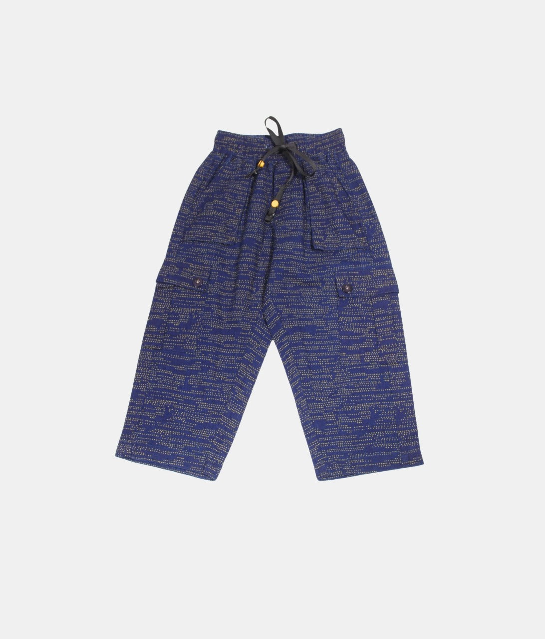Oks Blue Printed Boys Shirt and Pant Set