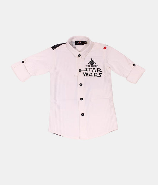 Danaboi White Star Wars Kids Shirt