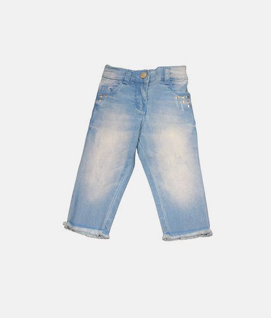 Tiny Girl Light Blue Kids Distressed Jeans