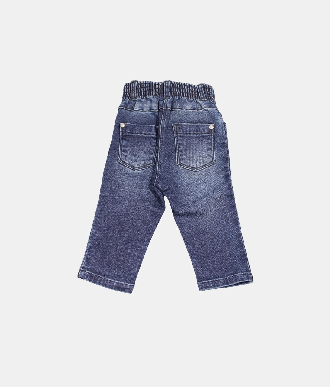 Dark Blue Distressed Kids Jeans
