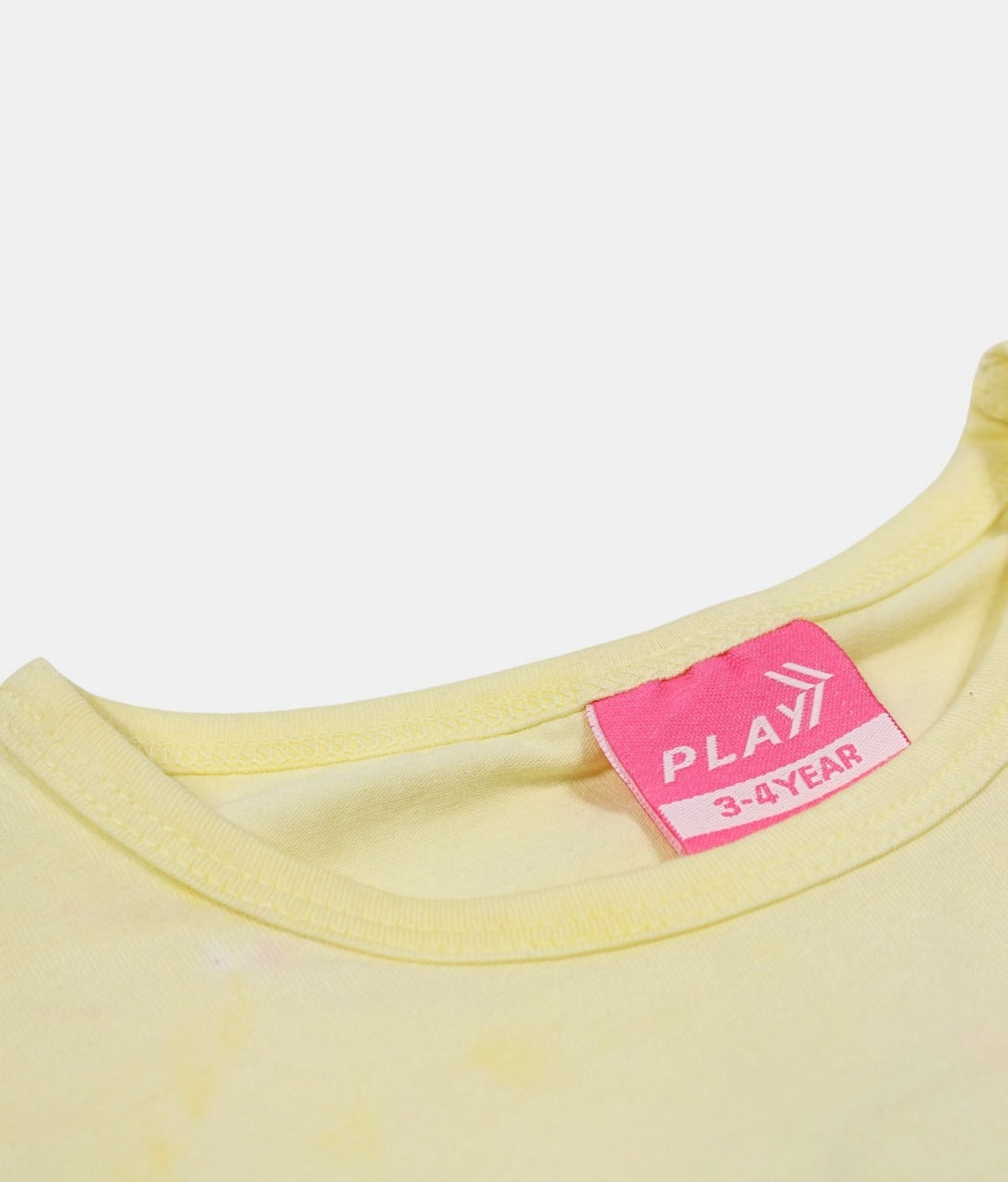Play Yellow and Pink Tie-Dye Kids Top