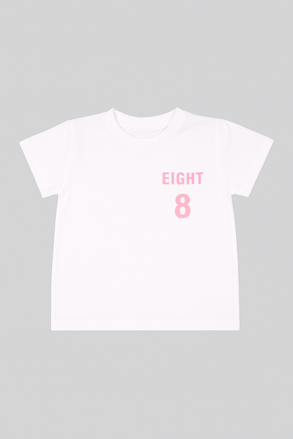Dapp White & Pink Girls Co-ord Set
