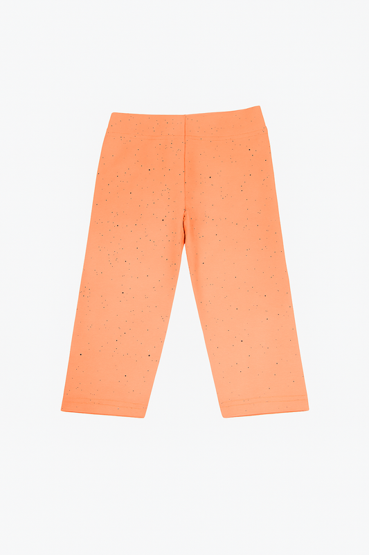 Play Peach Speckled Girls Leggings